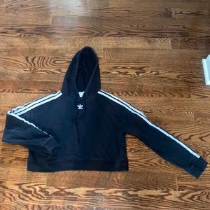 cropped adidas sweatshirt